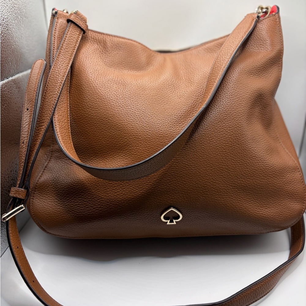 Kate Spade Tan Leather Shoulder Bag